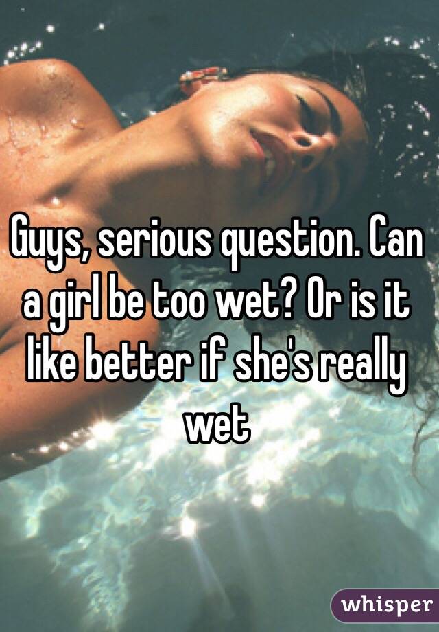 Really Wet Girls